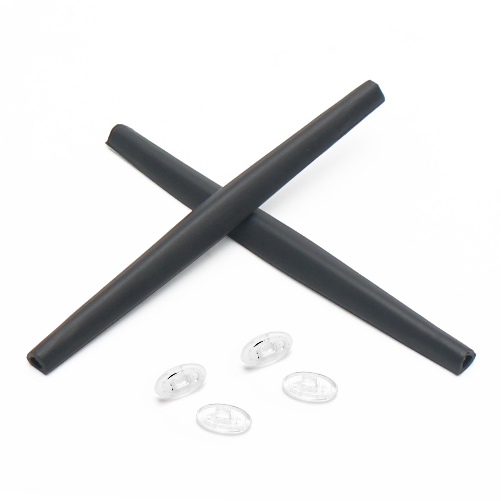 Replacement Earsocks &amp; Nosepieces Rubber Kits for Oakley Whisker Sunglasses (Grey, 0)