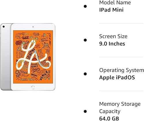 Miniatura 9 de Apple iPad Mini 5 generación (Wi-Fi + celular, 64 GB) - Oro (renovado)