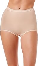 Camille Maxi Briefs Knickers for Women 3 Multipack - High Waisted Soft Cotton Breathable Full Briefs - Flattering Comfortable Ladies Underwear - Pack of 3