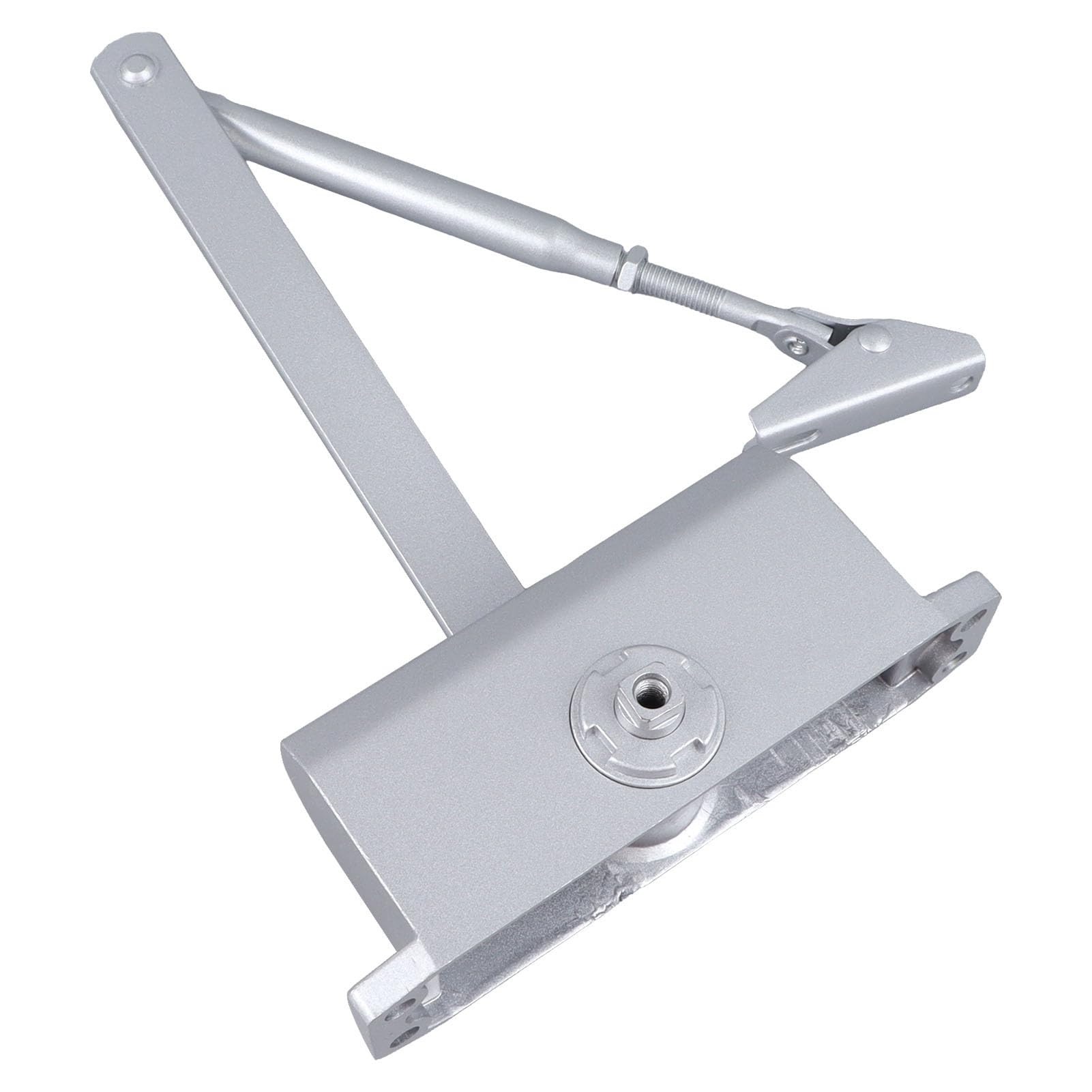 Fafeicy Ferme-porte Automatique, Ferme-porte Hydraulique Réglable en Acier Inoxydable, capacité de Charge de 45 Kg, Fermeture Silencieuse et Installation Facile pour Portes de Bureau à Domicile