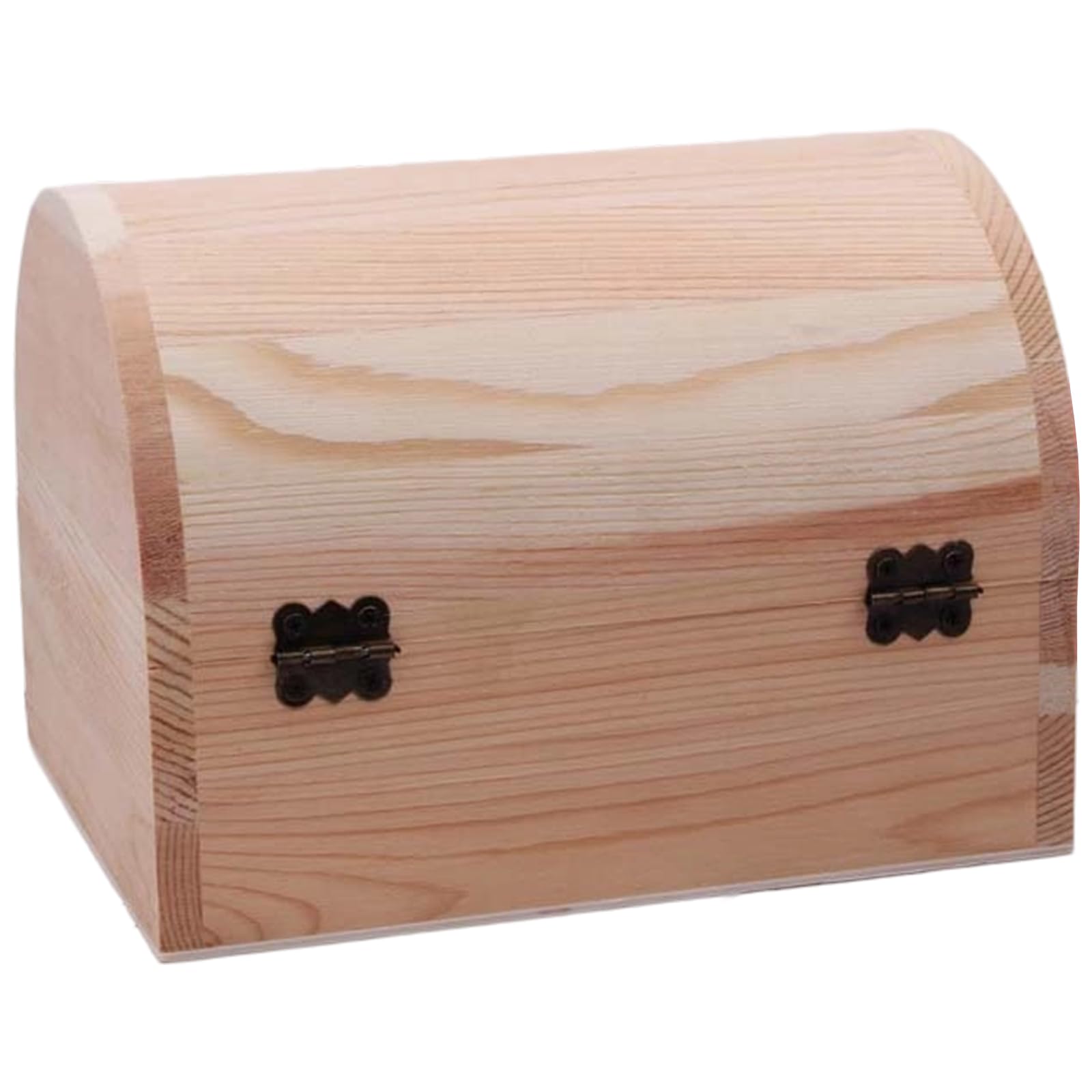 carotoe Decorative Vintage Storage Chest Wooden Desktop Organizers with Cover Decorative Desktop Storage Box for Accessories Box