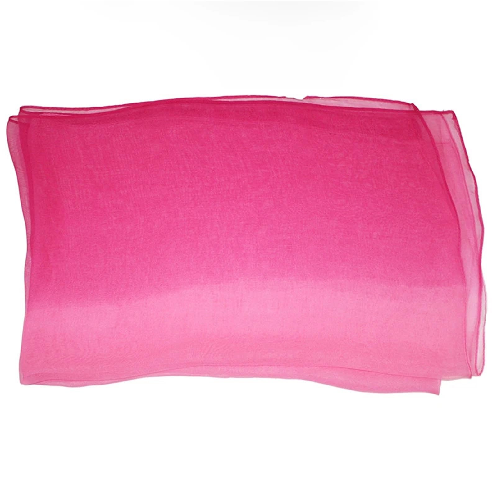 2 uds., 50x160 cm, bufanda de color degradado for mujer, chal largo de gasa de malla for mujer, bufanda elegante de tul fino for otoño y primavera Para Mujer