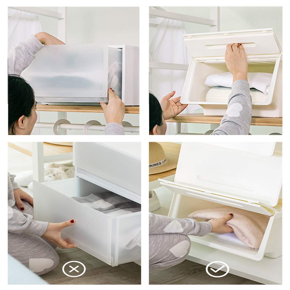 Amazon｜2個の斜めの口の収納ボックス、収納ボックス、8.5 * 15