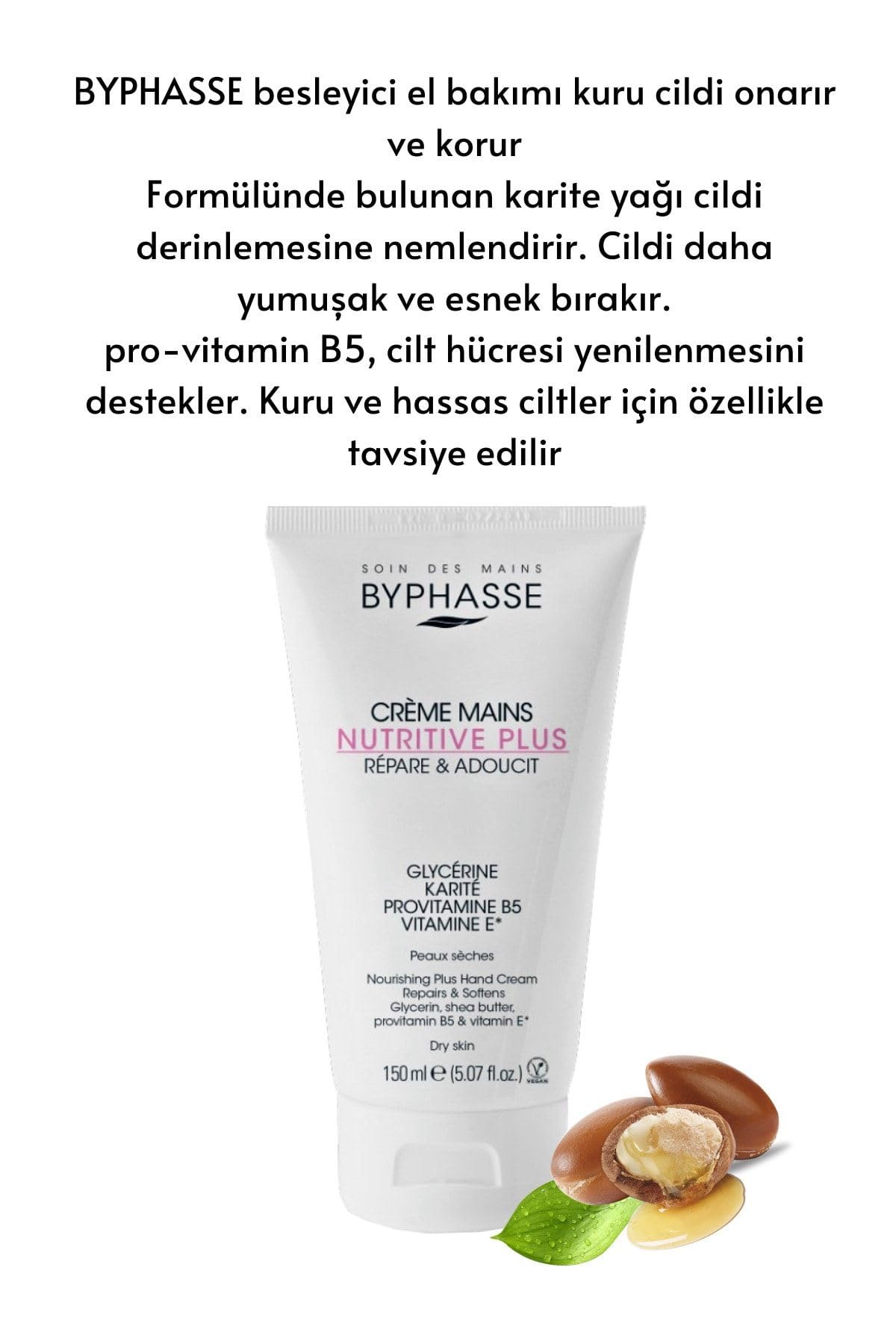 Byphasse CREMA DE MANOS Nutritiva 150 ml