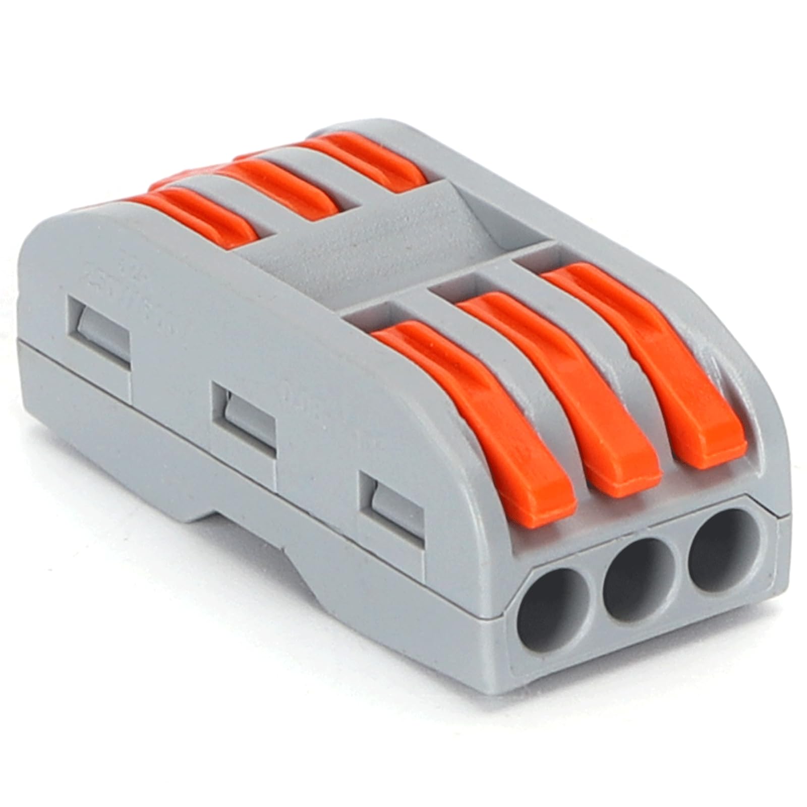 PCT-223 Terminal Block (2 pcs/blister), Grey and Orange