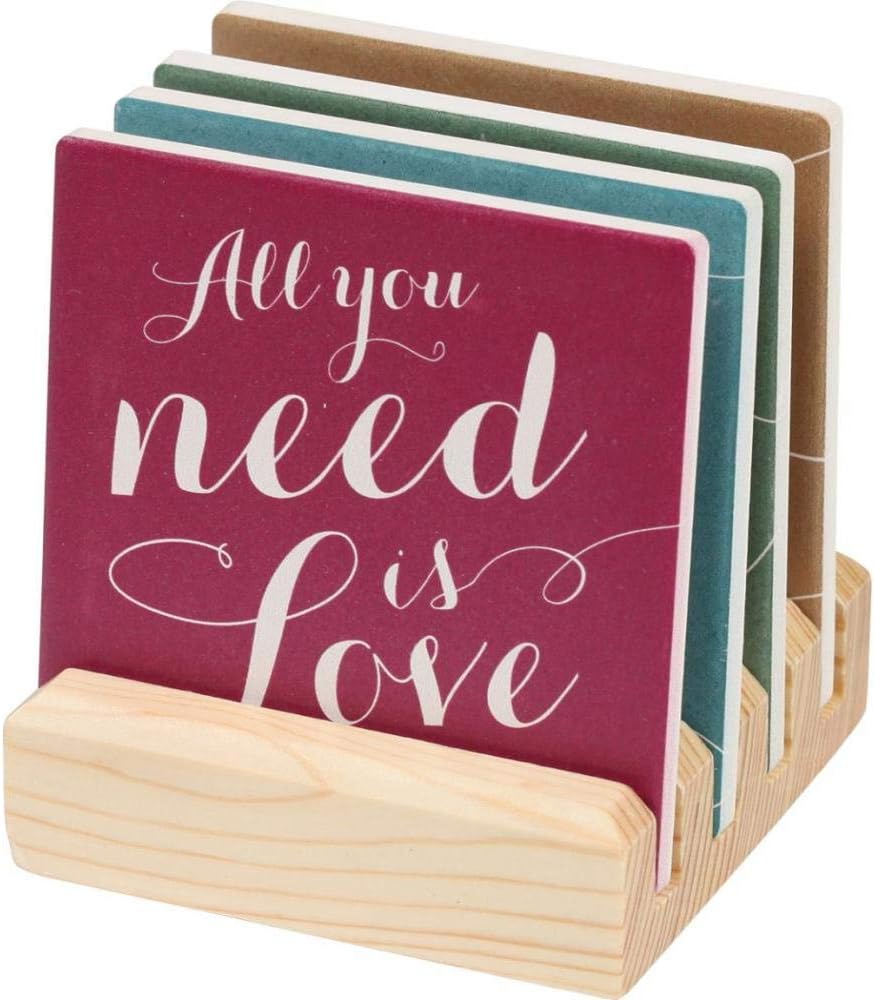 Standing Slotted Display Protect Natural Brown 4 x 4 Wood