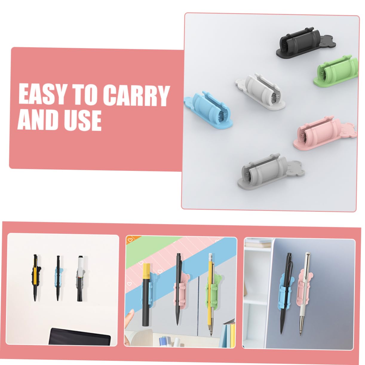 30stücke Teiliges Stifthalter Clips Blau Und Grün Selbstklebende Pen Holder Für Schreibtisch Und Kühlschrank Einsetzbar Rutschfest Und Einfach Anzubringen