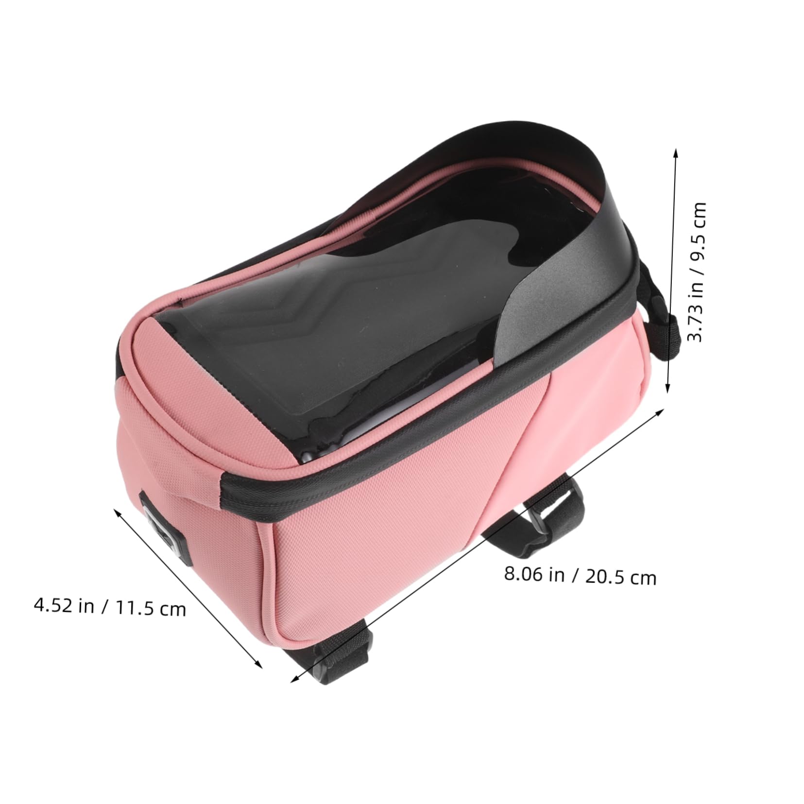 balacoo Top Tube Pouch with Touch Screen Compatible with Phones Under Durable and Spacious Cycling Accessory for Essentials Storage
