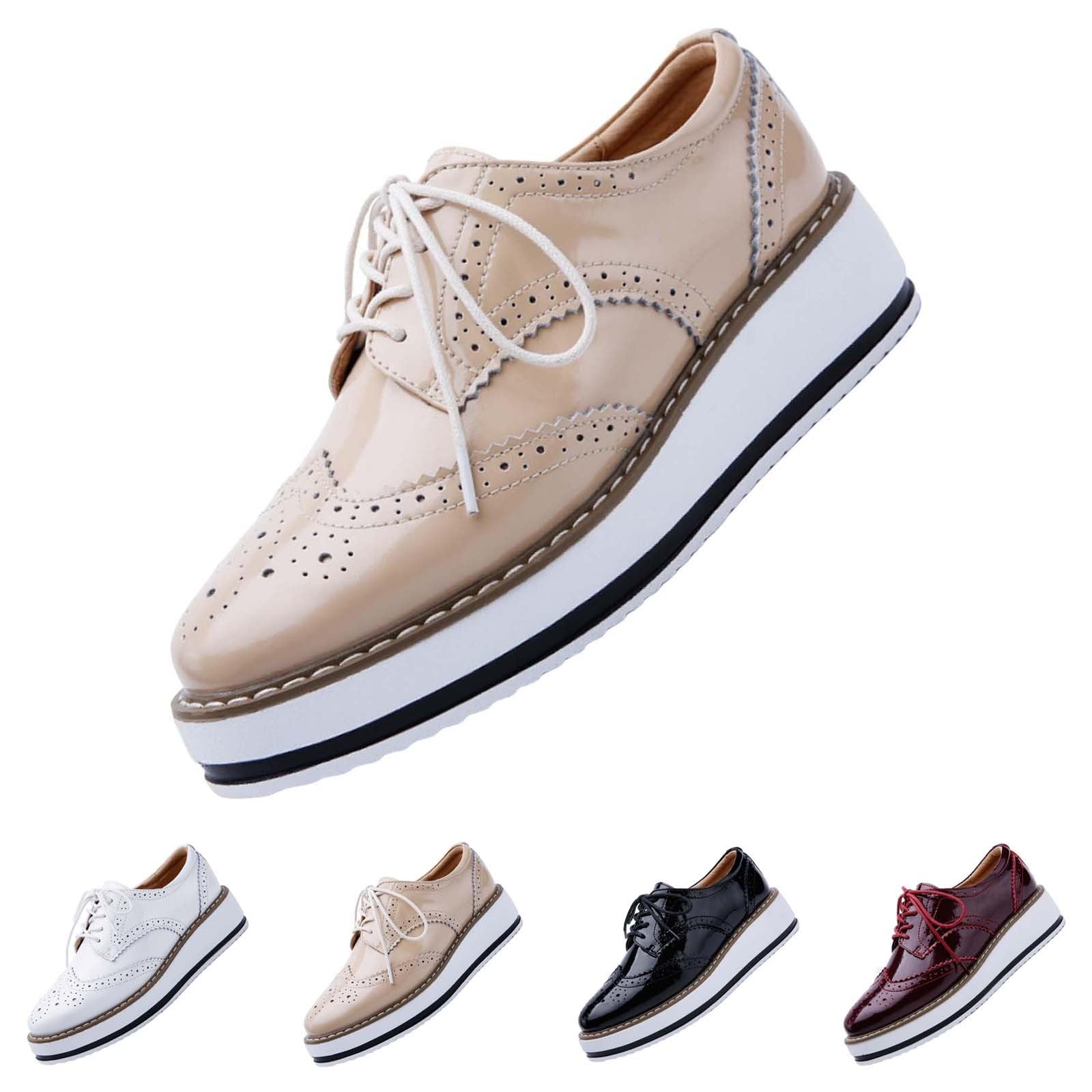 Sneaker da donna estiva chic e confortevole ballerina in pelle, scarpe da ginnastica estive comode e piatte quotidiane, scarpe da passeggio con piattaforma, sneaker quotidiana multiuso, sneaker