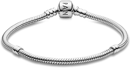 PANDORA Jewelry Iconic Moments Snake Chain Charm Bracelet