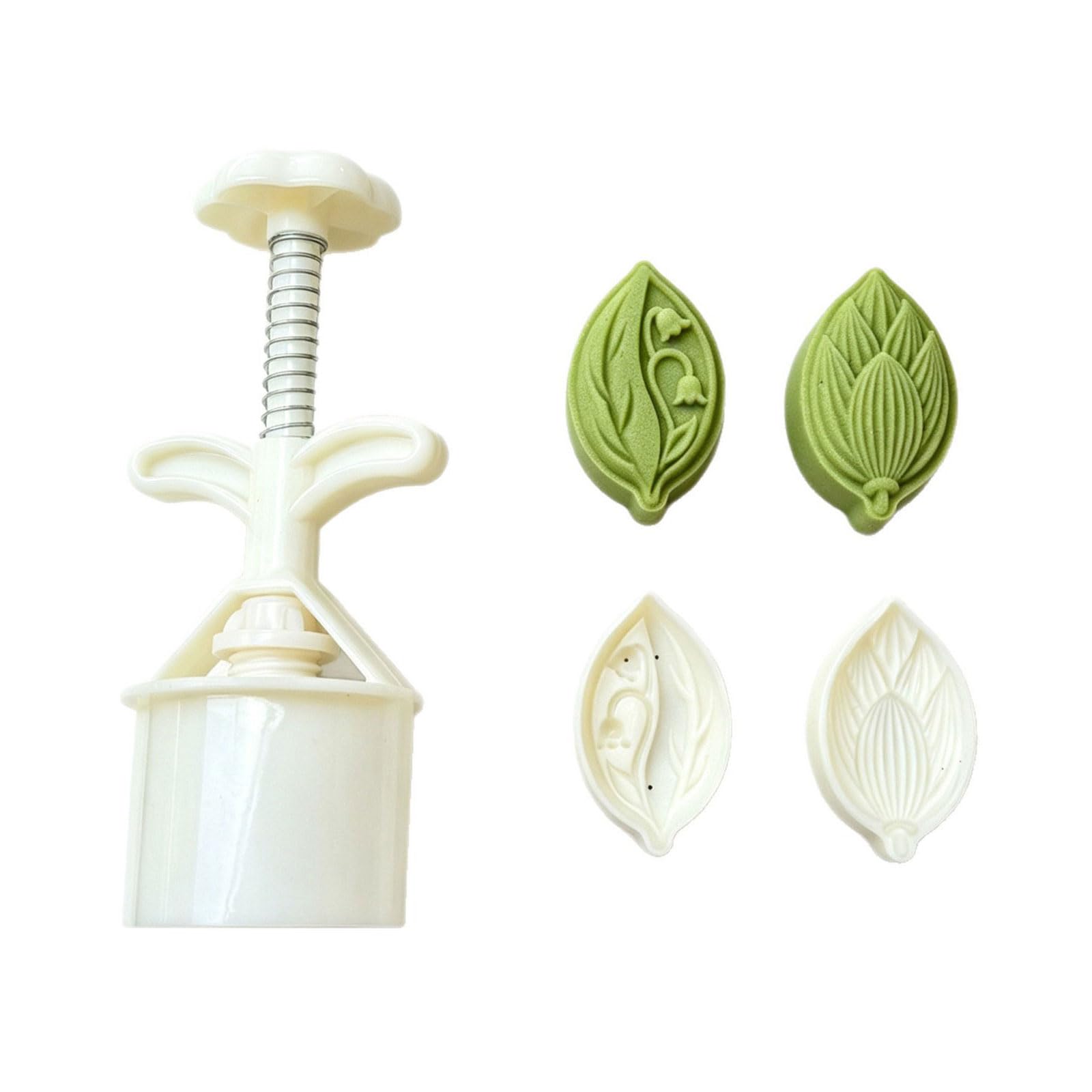 GMBYLBY Cakes Press with Stamps Diys Dessert Cutter Flower Press Cakes Hand Pressure Cake Baking Tool Hand-Pressure