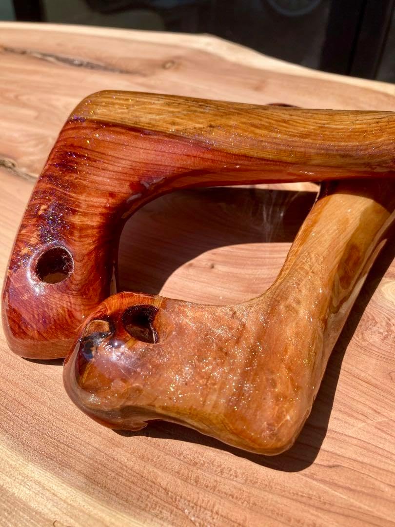 木製アシストグリップ レジン仕上げ 200系ハイエースAピラー用