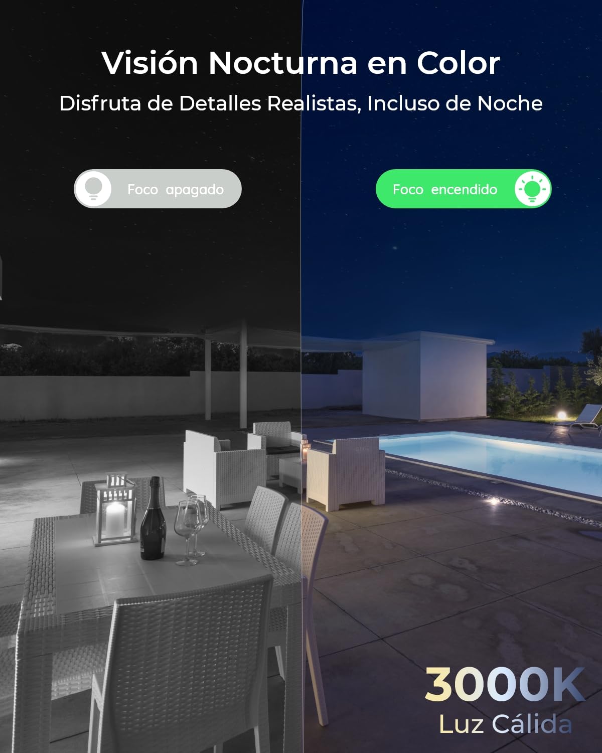 Reolink 4K Cámara Vigilancia Exterior PoE, Antivandálica IK10, Visión Nocturna en Color, Detección Persona/Vehículo/Animale, Audio Bidireccional, Admite Tarjeta microSD, NO PTZ, RLC-840A