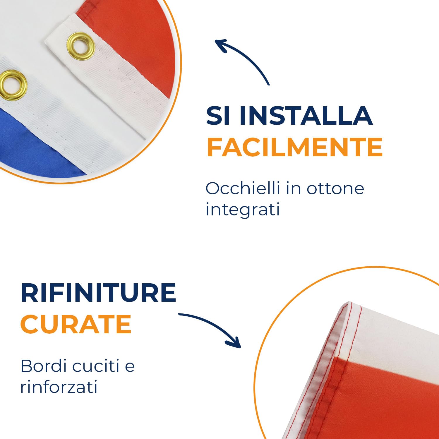 AZ FLAG Bandiera Paesi Bassi 250x150cm - Bandiera Olandese 150 x 250 cm Foro per Asta
