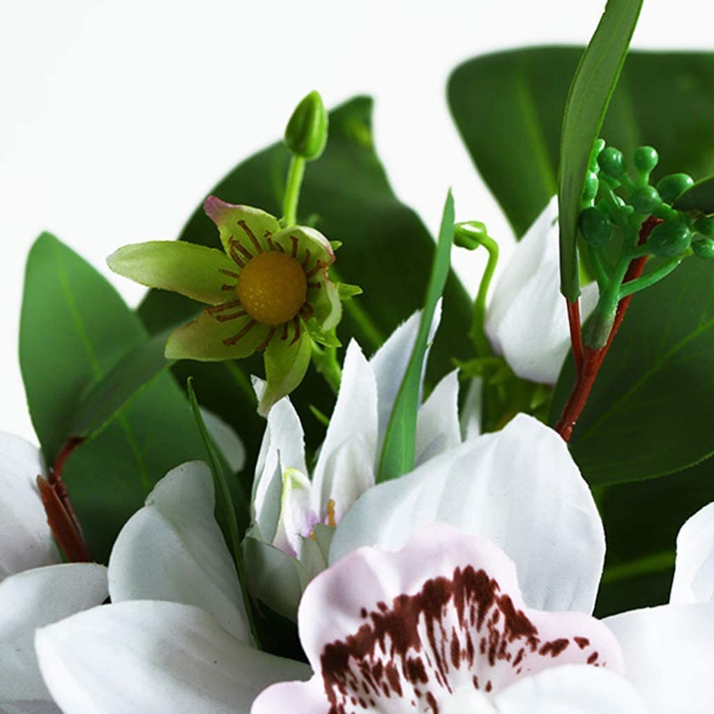 Set di Fiori Artificiali, Set di Fiori Simulati Moderni e semplici per Soggiorno, Camera da Letto, casa, Decorazione con Fiori Finti, Decorazione per tavoli da