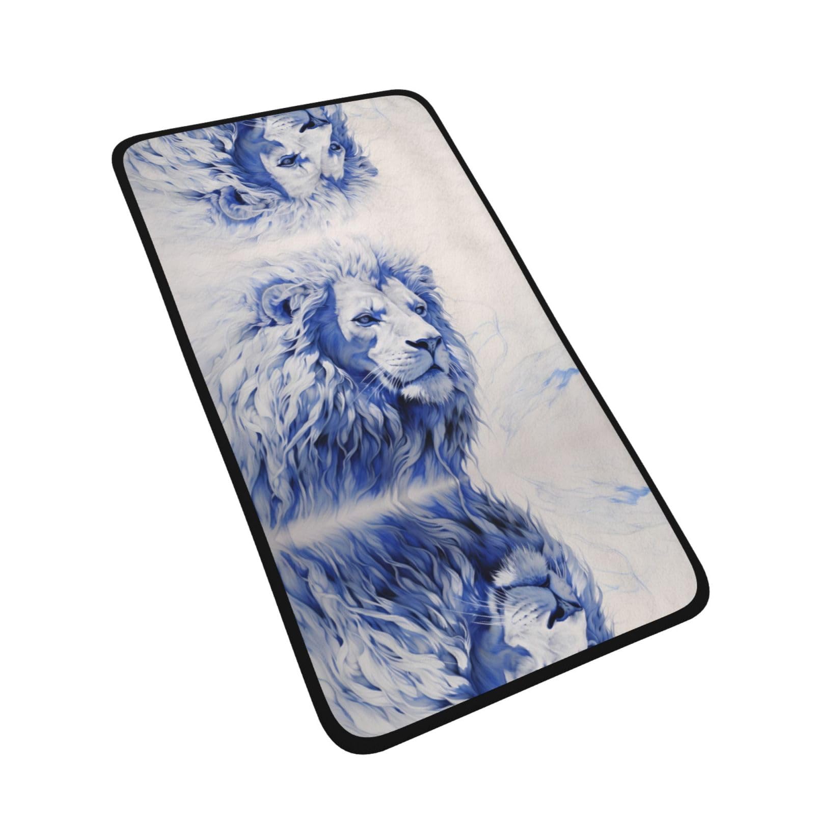WZYCWB Gloomy Lion Printed Quick-Drying Towel - 16x28 inch Absorbent Sports Towel, Suitable for Travel, Gym, Outdoor Camping, etc.