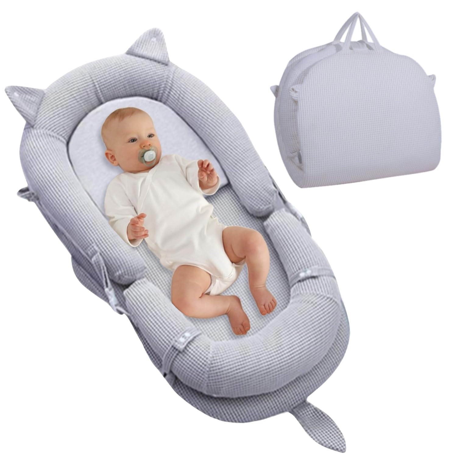 Amazon.co.jp: enne. ベッドインベッド 赤ちゃん 持ち運び 新生児