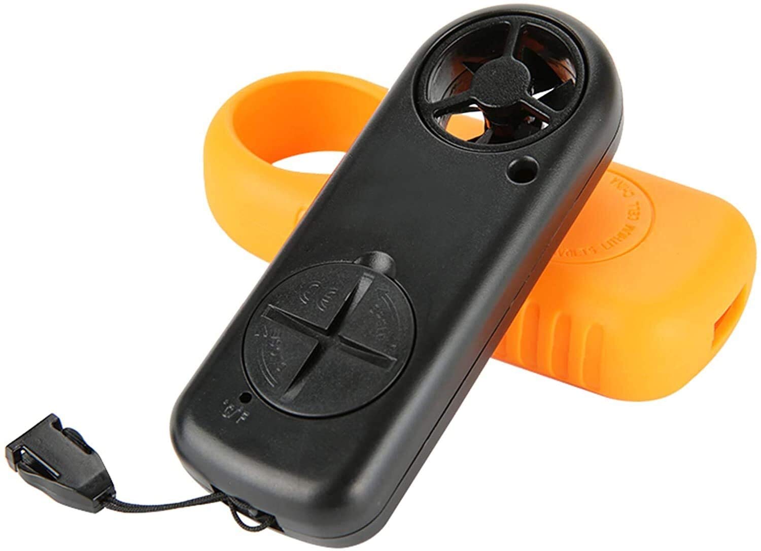 JJJ Misuratore di velocità del Vento Portatile Portatile, misuratore del Vento velocità del Vento/misurazione della Temperatura del Vento, Display a Bassa Tensione, con retroilluminazione LCD