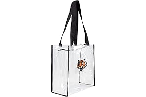 Clear Square Stadium Tote Bag for Bengals Fans
