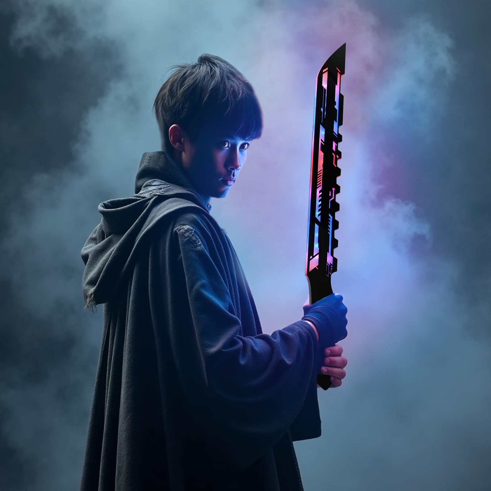 Marikito Puk Tactical Kife 22 Futuritic Neo Blade Parfait pour Halloween, compatible avec LED Mak Puk mak Two Kive