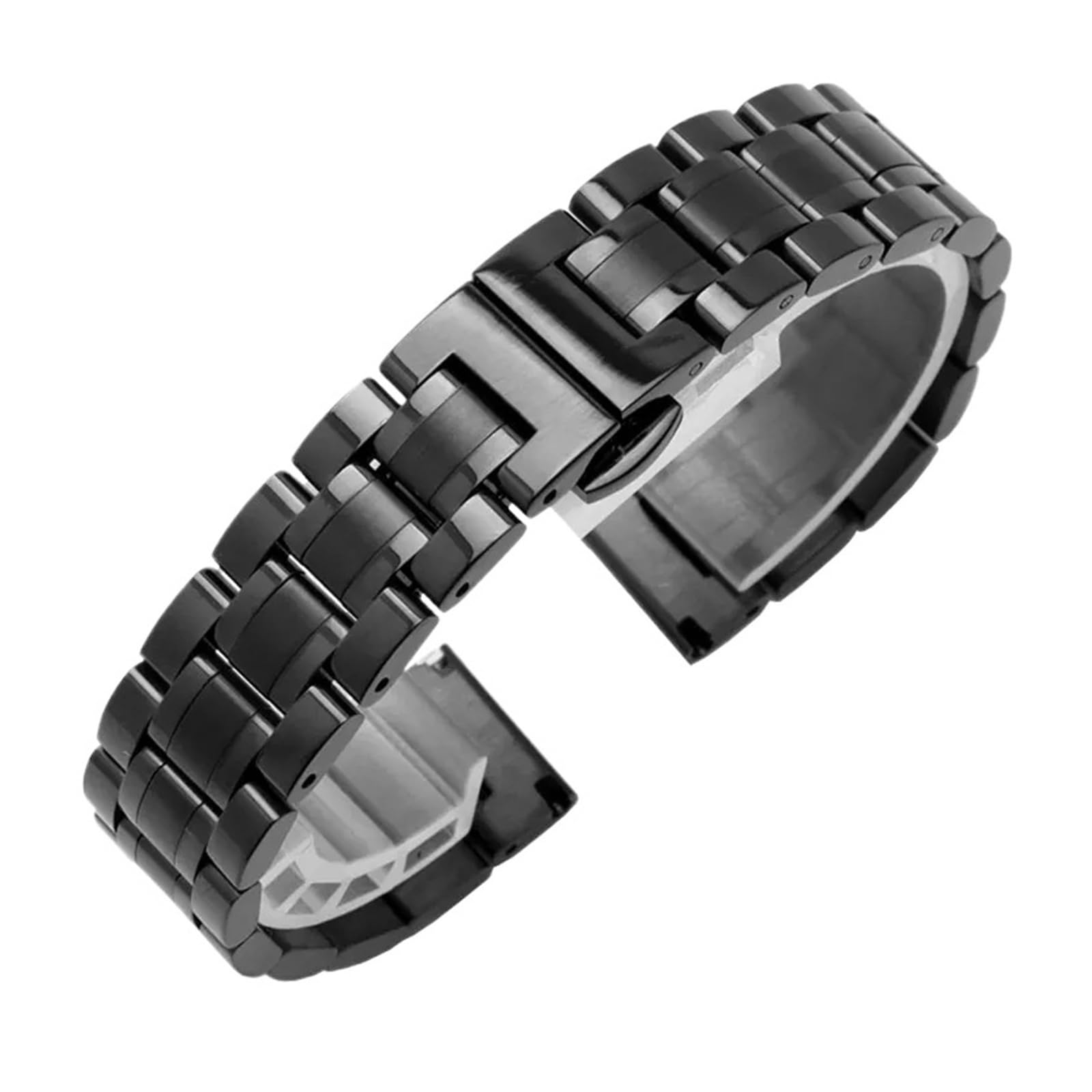 LUGEMA Bracelets De Montre En Acier Inoxydable 12 Mm 14 Mm 15 Mm 16 Mm 17 Mm 18 Mm 20 Mm 21 Mm 22 Mm 23 Mm Bracelet En Métal Or Rose