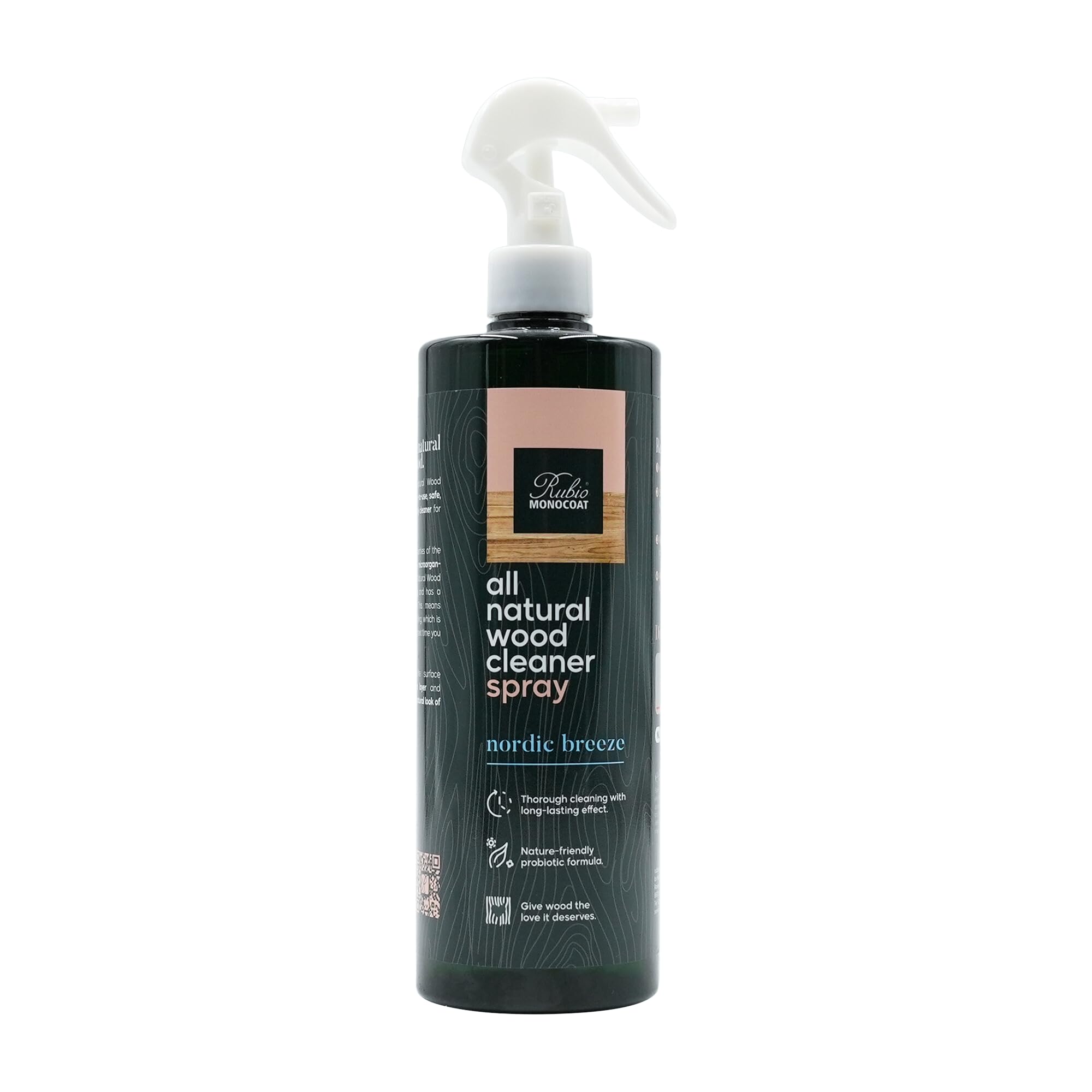 All Natural Wood Cleaner Spray | Self-Cleaning for All Wooden Surfaces, 500ml - Nordic Breeze Scent
