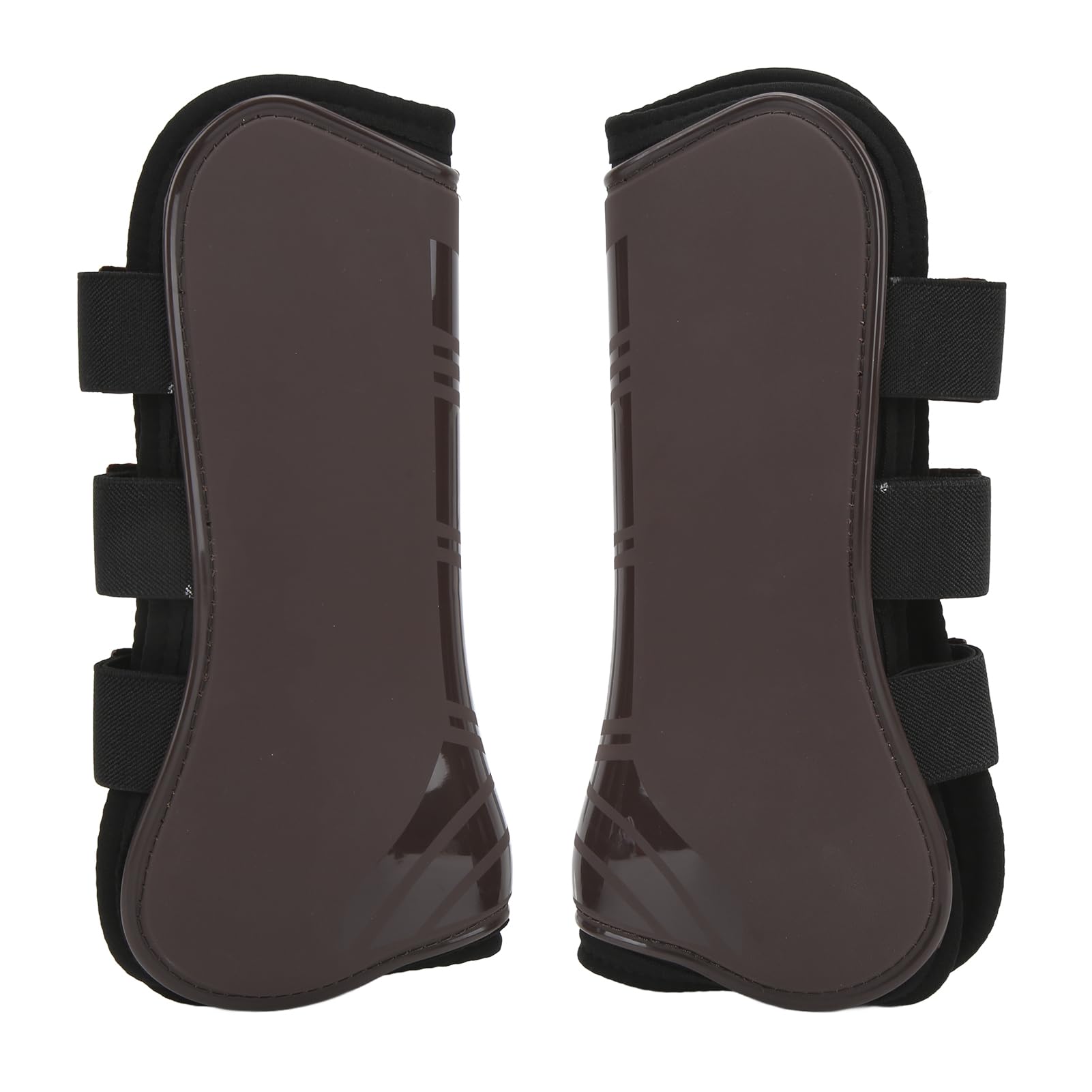 CHICIRIS Protège-Jambes de Cheval en Néoprène, Protection Doublée Douce pour Les Sports équestres, Bottes Avant et Arrière 4 Pièces
