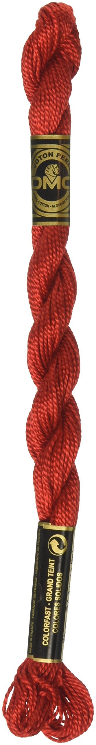 DMC 115 5-817 Pearl Cotton Thread, Very Dark Coral Red, Size 5