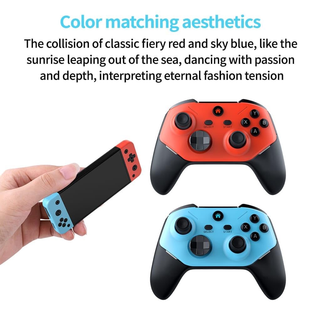 M66 Wireless Video Game Console-Plug & Play 4K HD Output with 35 Emulators & 20,000+ Games-Game Stick for TV/Projector-Exclusive Special Edition-Dual Controllers Included (64gb) 2