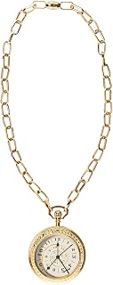 Official Disney Descendants Rise of Red Pocket Watch - Gold Faux Costume Accessory with Chain by Disguise