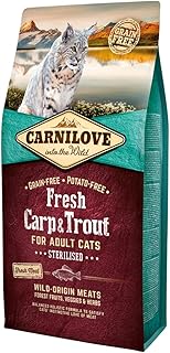 Carnilove FRE Carp & Trout Sterilize Dehydrated Cat Food 6kg - 6000g product image