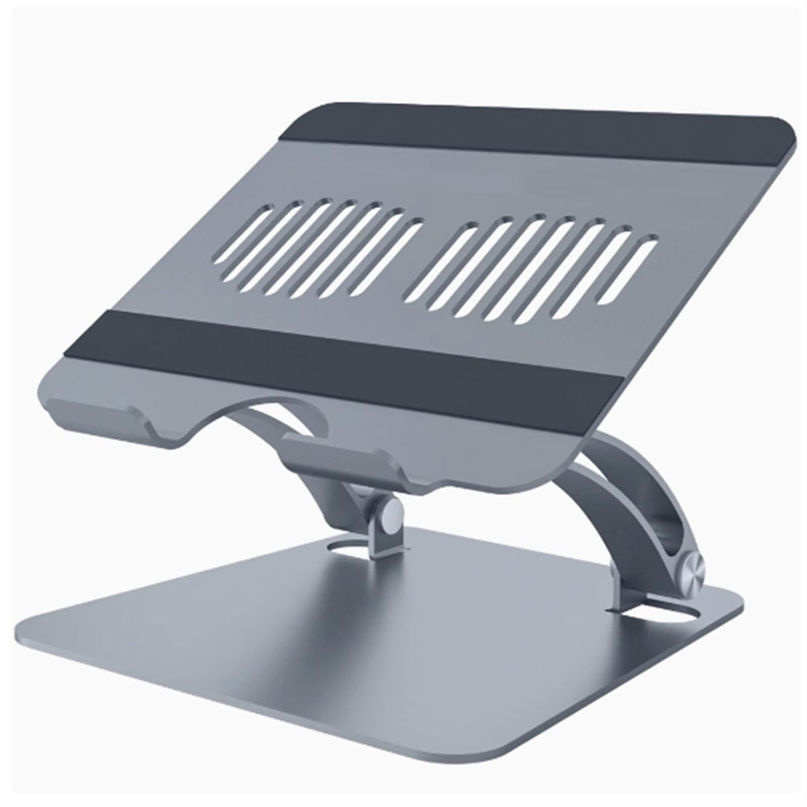 Podstawka pod laptopa, Aluminiowa podstawka do laptopa, składana, przenośna podstawka do laptopa, mata silikonowa antypoślizgowa, ergonomiczny stojak na notebooka, pasuje do wszystkich 10 13"