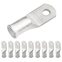 Vista 62 de SELTERM 25 piezas de lengüetas de cable de batería de cobre estañado de grado marino de 2/0 AWG de 3/8 pulgadas, terminales de anillo de calibre 00