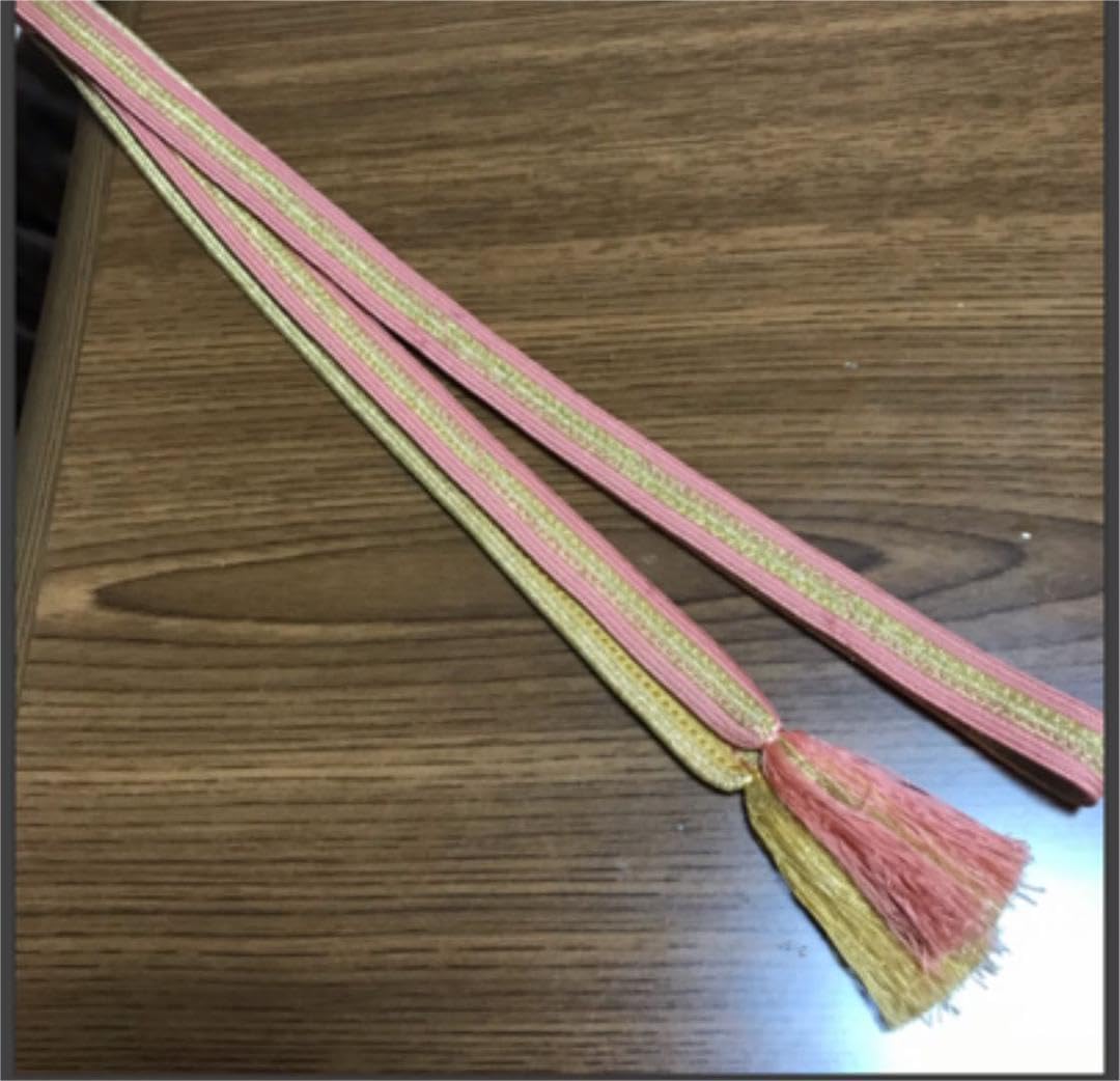 正絹 袋帯 六通柄 唐織 四季華 ベビーピンク