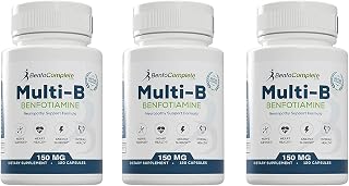 Benfotiamine Multi-B Neuropathy Support Formula for The Nutritional Support of Neuropathy - 360 Capsules - Pack of 3 Bottles