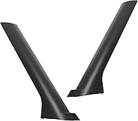 Vista 6 de HECASA Moldura de pilar compatible con Land Rover Discovery 2 1999-2004 de repuesto para DCB500060PMA DCB500070PMA parabrisas exterior A moldura