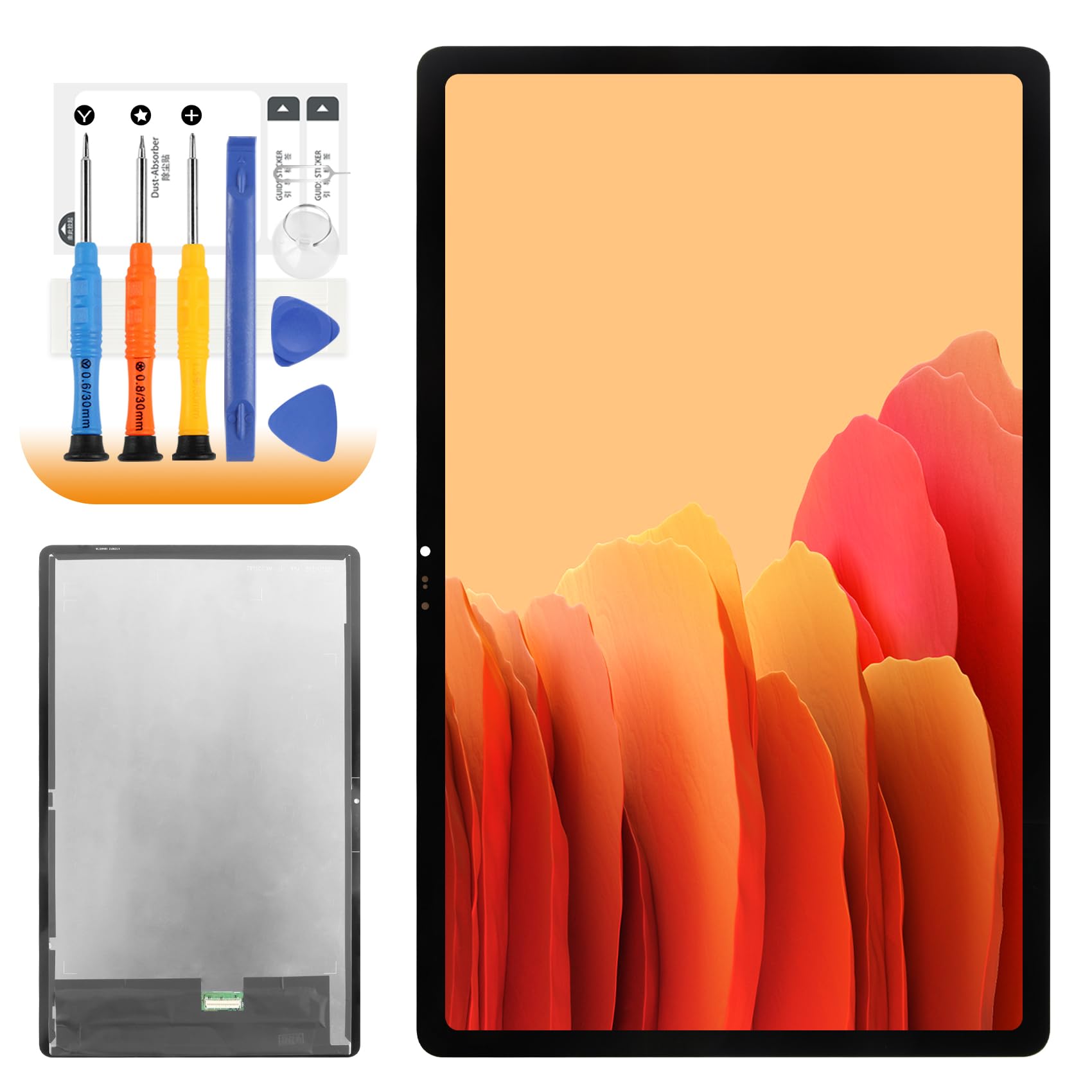 Écran LCD pour Lenovo Tab P11 TB-J606 J606F J606N LCD Display Replacement de Rechange Digitizer Touchscreen Assemblage avec Outils, Noir