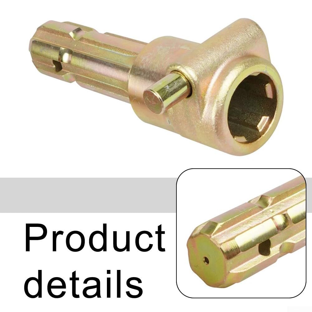 Rallonge de prise de force femelle, 1-3/8" 6 dents pour tracteurs jusqu'à 70 pour HP - Adaptateur de rechange robuste compatible avec les arbres de prise de force standard, OEM Spec S