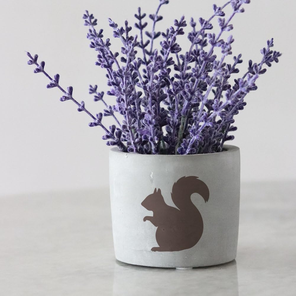 FINGERINSPIRE 11PCS Animal Theme Painting Stencil with Paint Brush 4.1x5.8inch Reusable Birds Squirrel Drawing Template Plastic PET Bear Wolf Stencil for Wall Decoration