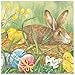 Ideal Home Range 20 Count Paper Cocktail Napkins, Bunny and Chicks