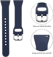 Vista 29 de 3 Pack Slim Sport Bands for Samsung Galaxy Watch Active 2 / Samsung Galaxy Active Watch 40mm 44mm, Soft Liquid Silicone Waterproof Straps for