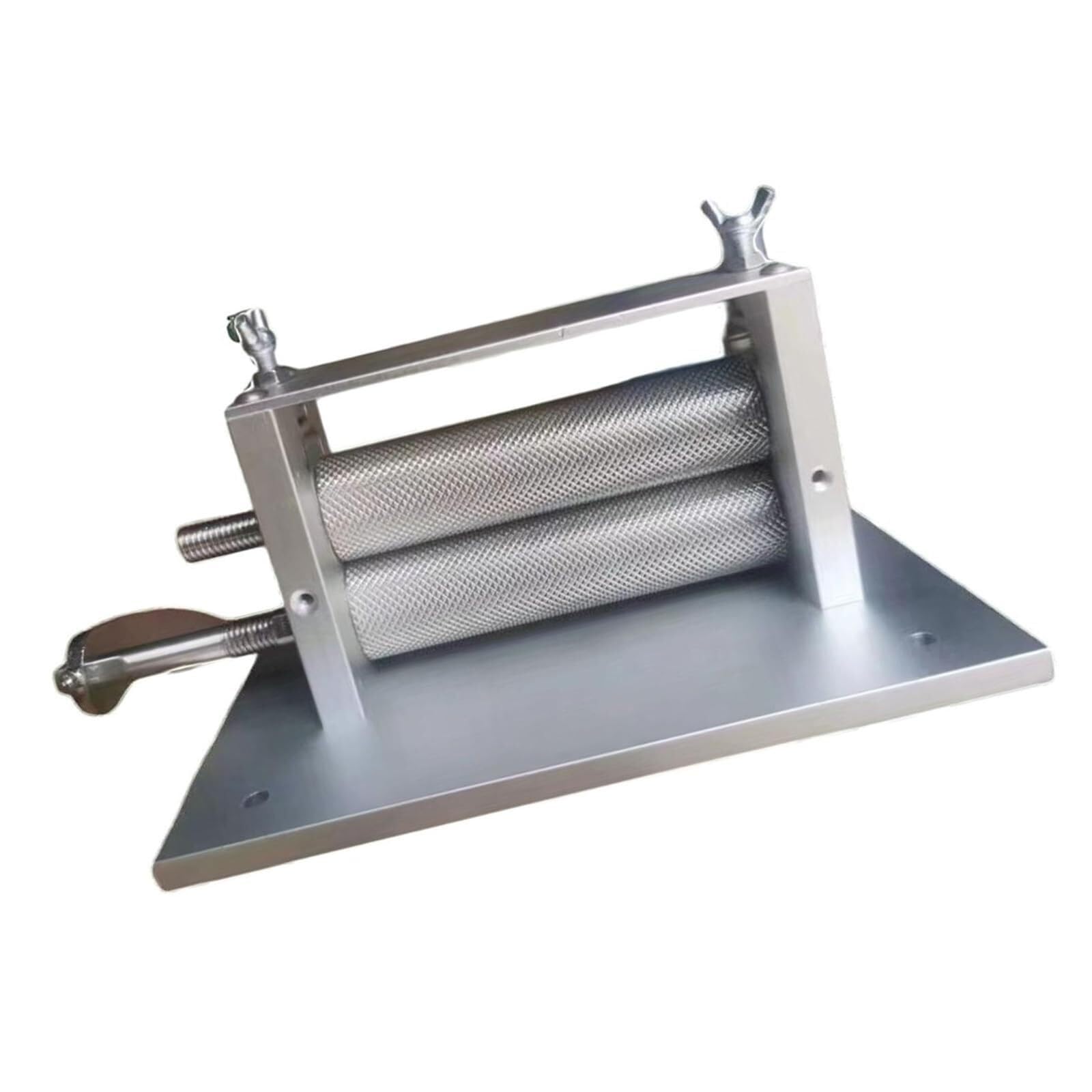 Aplanador de calamares de manivela, máquina de estampado de calamares secos con asa, acero inoxidable, máquina de prensa de alimentos resistente para hacer aperitivos de mariscos secos, secar verduras