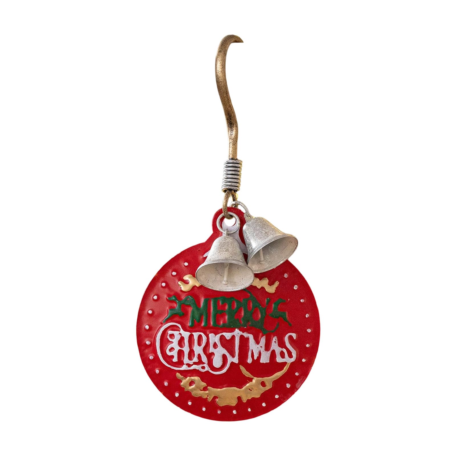 NVOQILIN Christmas Welcome Sign for Front Door Merry Christmas Hanging Door Sign Doors Hanger with Bells Xmases Tree Ornament Hanger Wreath