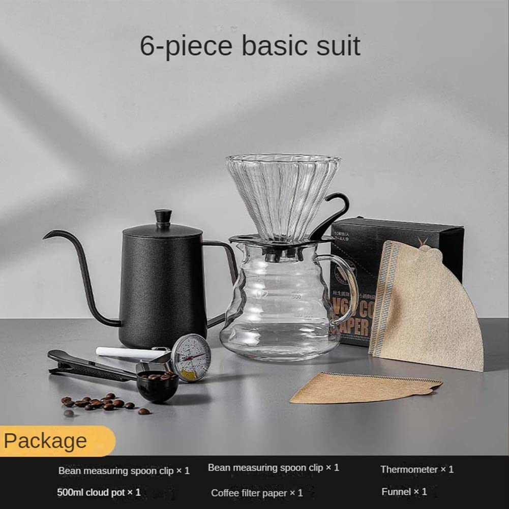 Handgebrühtes Kaffeeset, Kaffeezubehör, Kaffeekocher, tragbarer Schwanenhals, Wasserkocher, Camping, -Werkzeuge