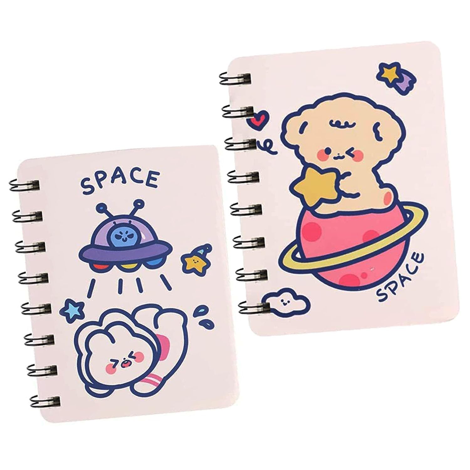 FUIN Post Sticky Notes, 2 Pack Self-Stick Note Pads, Kawaii Sticky Notes, Cute Sticky Notes,Cute School Supplies Aesthetic, Cute School Supplies Aesthetic, 3x4 Inch, 80 Sheet (Cat Rabbit)