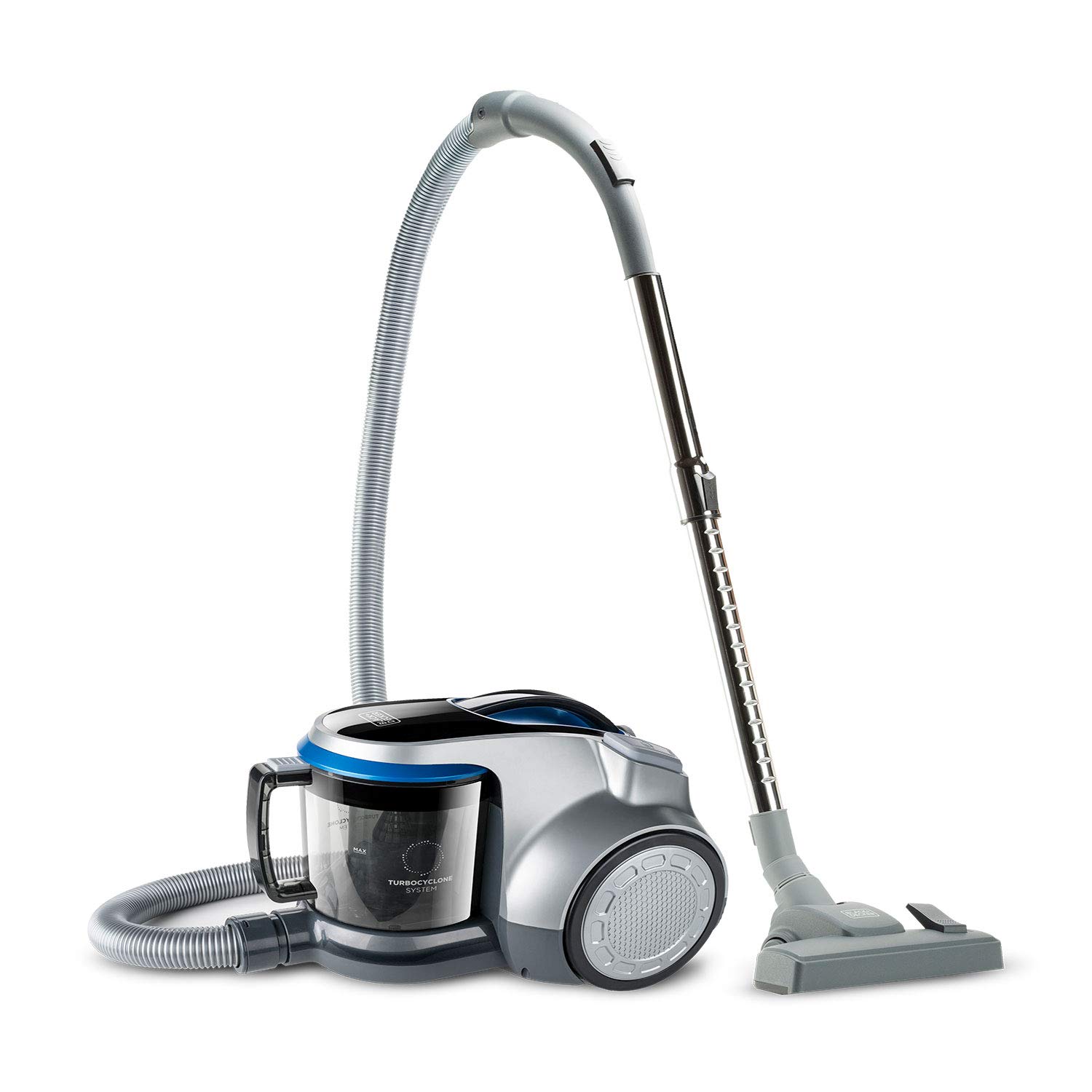 Black+Decker BXVML700E Aspirador sin Bolsa, 700 W, Gris
