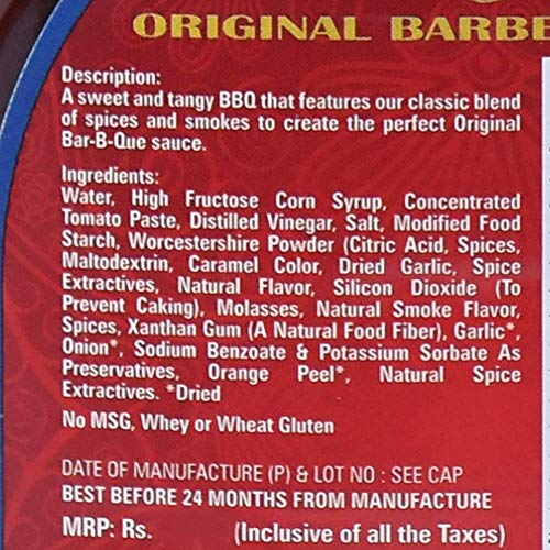Image of Abbie's Barbeque Sauce Original, 510g, Product of USA (Set of 12)