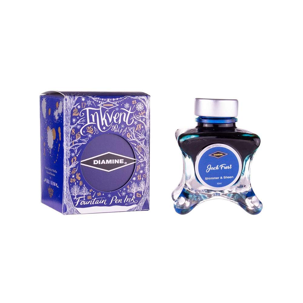 Diamine - Jack Frost Shimmer & Sheen Fountain Pen Ink, 50ml, Limited Edition, 50 ml