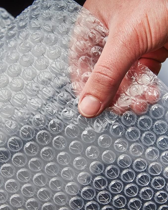 Image of IJI Bubble Wrap Roll, Heavy Duty 60 GSM, Clear, 1FT x 10FT, Packaging Cushioning for Fragile Items - 1 Roll