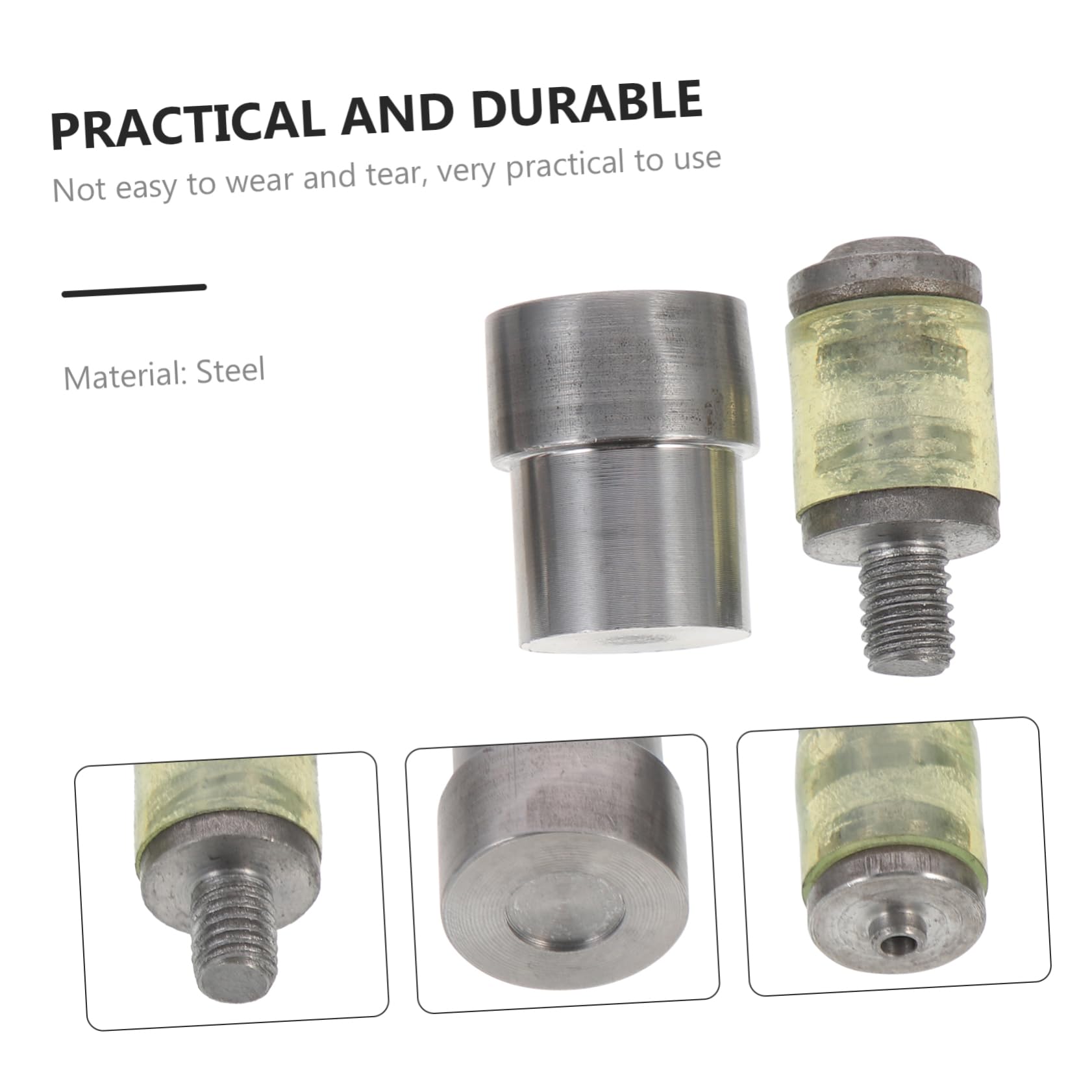 HOMSFOU 1 Set Hand Press Machine Fasteners Die Durable Punch Tool for Easy Installation of Press Studs Compatible with